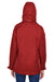 Core 365 78205 Womens Region 3-in-1 Water Resistant Full Zip Hooded Jacket Classic Red Model Back