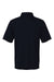 Augusta Sportswear 5017 Mens Vital Moisture Wicking Short Sleeve Polo Shirt Black Flat Back