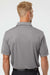 Augusta Sportswear 5017 Mens Vital Moisture Wicking Short Sleeve Polo Shirt Graphite Grey Model Back