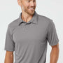Augusta Sportswear Mens Vital Moisture Wicking Short Sleeve Polo Shirt - Graphite Grey - NEW