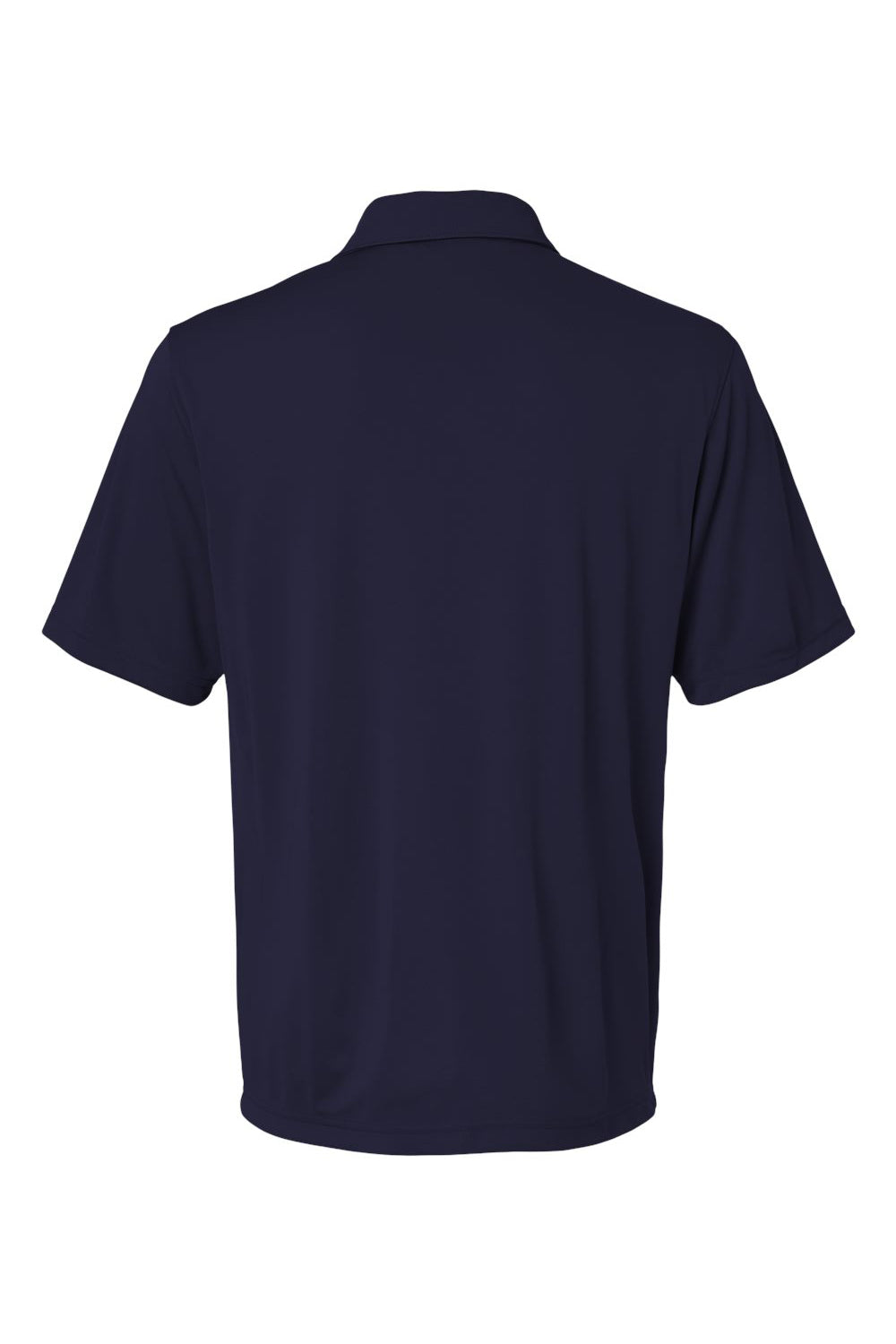 Augusta Sportswear 5017 Mens Vital Moisture Wicking Short Sleeve Polo Shirt Navy Blue Flat Back