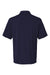 Augusta Sportswear 5017 Mens Vital Moisture Wicking Short Sleeve Polo Shirt Navy Blue Flat Back