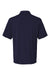 Augusta Sportswear 5017 Mens Vital Moisture Wicking Short Sleeve Polo Shirt Navy Blue Flat Back