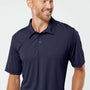 Augusta Sportswear Mens Vital Moisture Wicking Short Sleeve Polo Shirt - Navy Blue - NEW