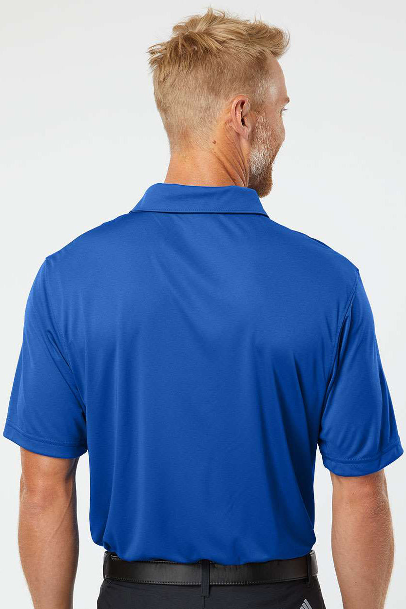 Augusta Sportswear 5017 Mens Vital Moisture Wicking Short Sleeve Polo Shirt Royal Blue Model Back