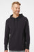Adidas A450 Mens Hooded Sweatshirt Hoodie Black Model Front