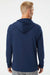 Adidas A450 Mens Hooded Sweatshirt Hoodie Collegiate Navy Blue Model Back