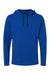 Adidas A450 Mens Hooded Sweatshirt Hoodie Collegiate Royal Blue Flat Front