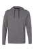 Adidas A450 Mens Hooded Sweatshirt Hoodie Grey Flat Front