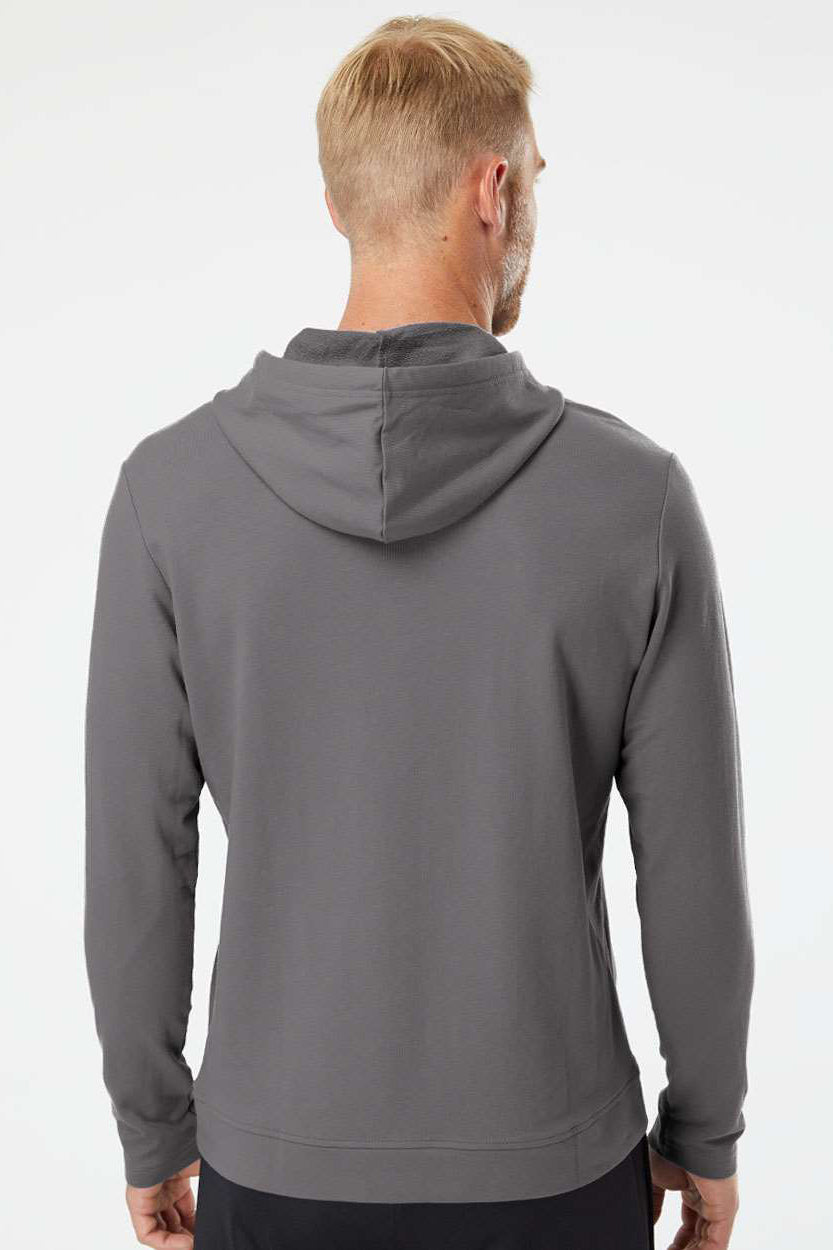Adidas A450 Mens Hooded Sweatshirt Hoodie Grey Model Back