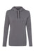 Adidas A451 Womens Hooded Sweatshirt Hoodie Grey Flat Front