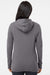 Adidas A451 Womens Hooded Sweatshirt Hoodie Grey Model Back