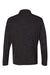 Adidas A475 Mens Moisture Wicking 1/4 Zip Sweatshirt Black Melange Flat Back