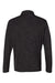 Adidas A475 Mens Moisture Wicking 1/4 Zip Sweatshirt Black Flat Back