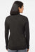 Adidas A476 Womens Moisture Wicking 1/4 Zip Sweatshirt Black Model Back