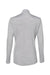 Adidas A476 Womens Melange 1/4 Zip Pullover Mid Grey Melange Flat Back