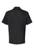 Adidas A402 Mens Melange Short Sleeve Polo Shirt Black Melange Flat Back