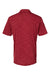 Adidas A402 Mens UPF 50+ Short Sleeve Polo Shirt Collegiate Burgundy Flat Back