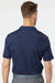 Adidas A402 Mens UPF 50+ Short Sleeve Polo Shirt Collegiate Navy Blue Model Back