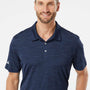 Adidas Mens UPF 50+ Short Sleeve Polo Shirt - Collegiate Navy Blue