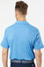 Adidas A402 Mens UPF 50+ Short Sleeve Polo Shirt Lucky Blue Model Back