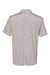 Adidas A402 Mens Melange Short Sleeve Polo Shirt Mid Grey Melange Flat Back