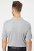 Adidas A402 Mens UPF 50+ Short Sleeve Polo Shirt Mid Grey Melange Model Back