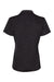 Adidas A403 Womens UPF 50+ Short Sleeve Polo Shirt Black Flat Back