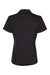Adidas A403 Womens UPF 50+ Short Sleeve Polo Shirt Black Melange Flat Back