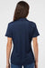 Adidas A403 Womens UPF 50+ Short Sleeve Polo Shirt Collegiate Navy Blue Model Back