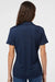 Adidas A403 Womens UPF 50+ Short Sleeve Polo Shirt Collegiate Navy Blue Melange Model Back