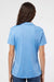 Adidas A403 Womens Melange Short Sleeve Polo Shirt Lucky Blue Melange Model Back
