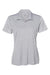 Adidas A403 Womens UPF 50+ Short Sleeve Polo Shirt Mid Grey Flat Front