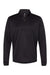 Adidas A401 Mens UPF 50+ 1/4 Zip Sweatshirt Black Flat Front