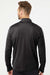 Adidas A401 Mens UPF 50+ 1/4 Zip Sweatshirt Black Model Back