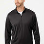 Adidas Mens UPF 50+ 1/4 Zip Sweatshirt - Black - NEW