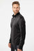 Adidas A401 Mens UPF 50+ 1/4 Zip Sweatshirt Black Model Side