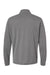 Adidas A401 Mens 1/4 Zip Pullover Heather Black Flat Back