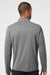 Adidas A401 Mens UPF 50+ 1/4 Zip Sweatshirt Heather Black Model Back