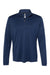 Adidas A401 Mens UPF 50+ 1/4 Zip Sweatshirt Collegiate Navy Blue Flat Front