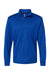 Adidas A401 Mens 1/4 Zip Pullover Collegiate Royal Blue Flat Front