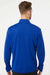 Adidas A401 Mens UPF 50+ 1/4 Zip Sweatshirt Collegiate Royal Blue Model Back