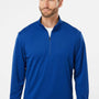 Adidas Mens UPF 50+ 1/4 Zip Sweatshirt - Collegiate Royal Blue