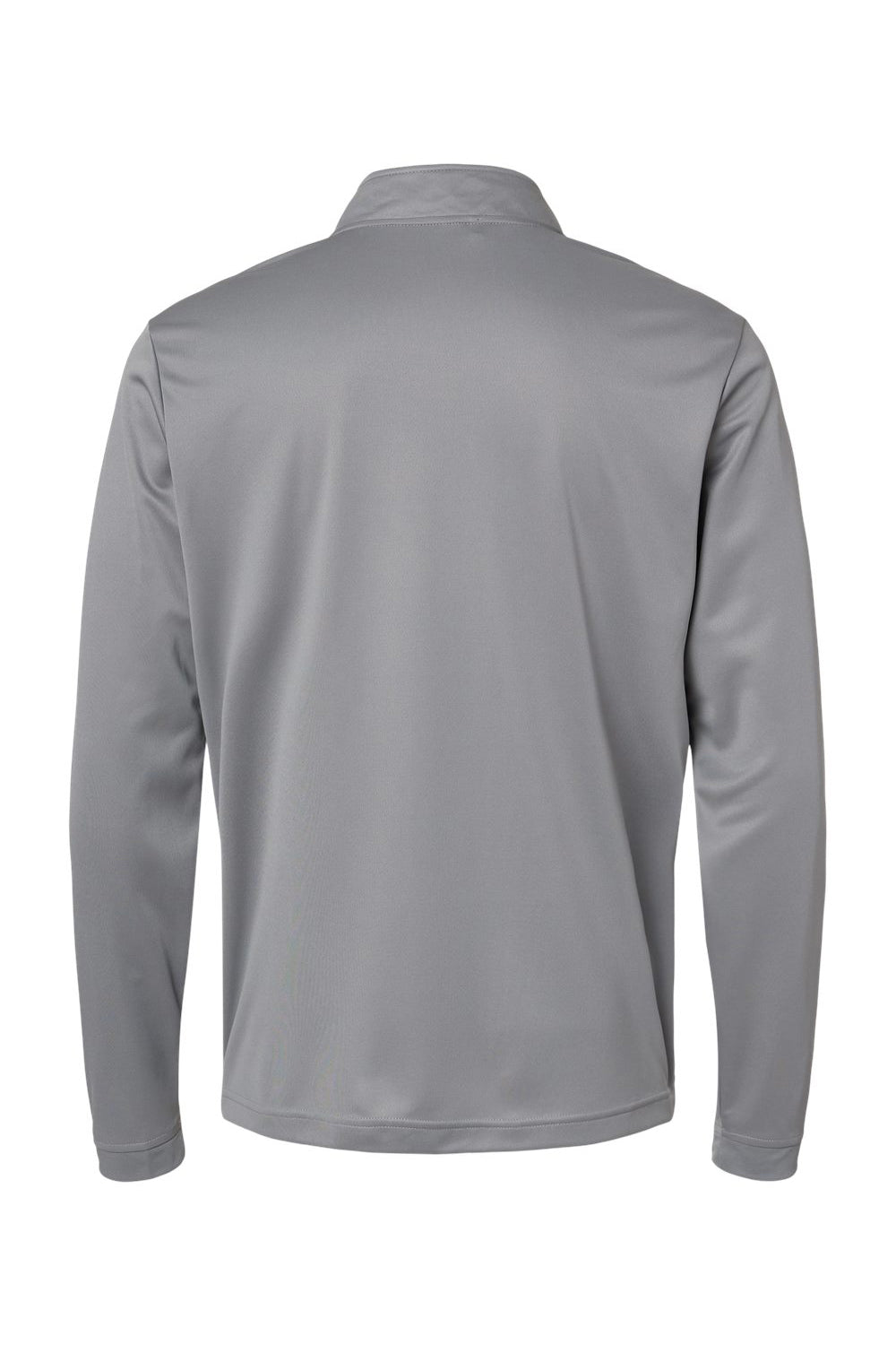 Adidas A401 Mens UPF 50+ 1/4 Zip Sweatshirt Grey Flat Back