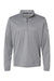 Adidas A401 Mens 1/4 Zip Pullover Grey Flat Front