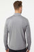 Adidas A401 Mens UPF 50+ 1/4 Zip Sweatshirt Grey Model Back