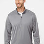 Adidas Mens UPF 50+ 1/4 Zip Sweatshirt - Grey - NEW
