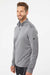 Adidas A401 Mens UPF 50+ 1/4 Zip Sweatshirt Grey Model Side