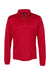 Adidas A401 Mens 1/4 Zip Pullover Power Red Flat Front