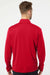 Adidas A401 Mens UPF 50+ 1/4 Zip Sweatshirt Power Red Model Back